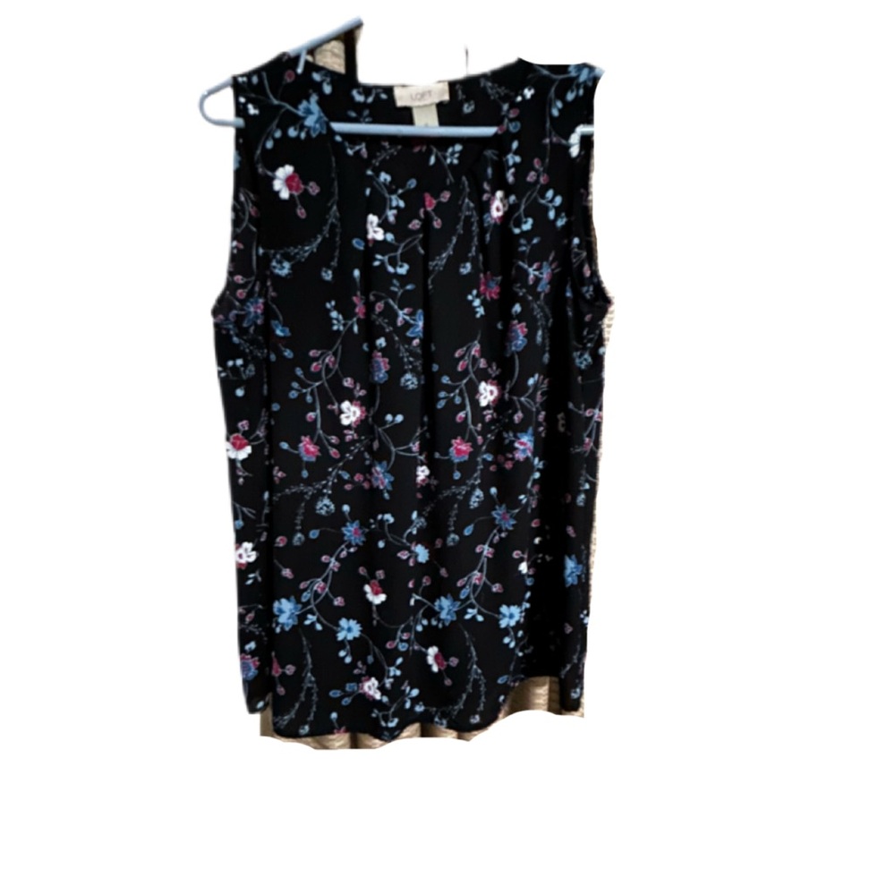 LOFT Floral Sleeveless Top